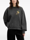 HUGO flowers-print sweatshirt - Black
