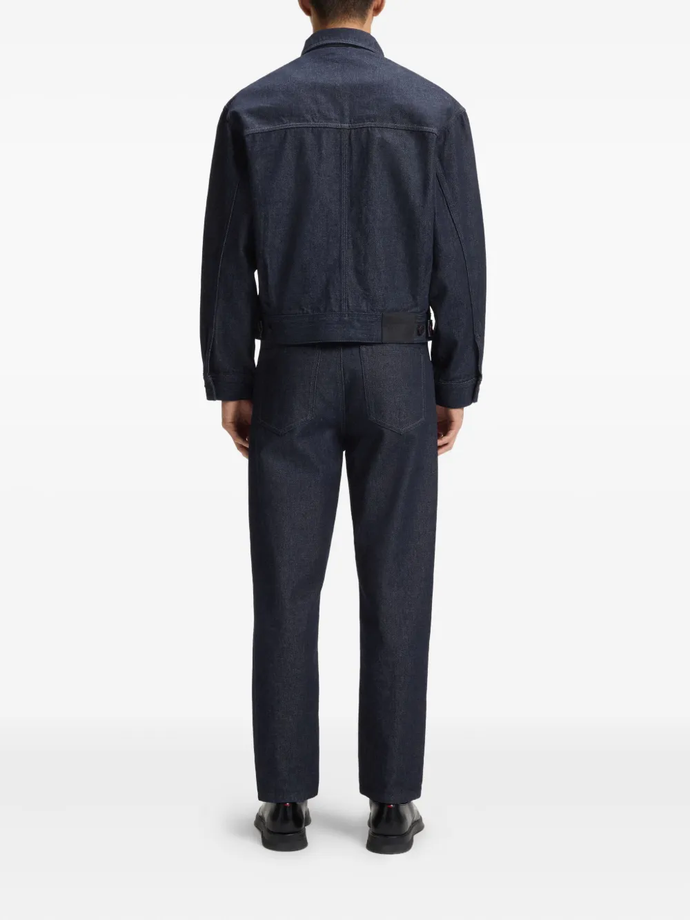 HUGO Jeans met logopatch Blauw