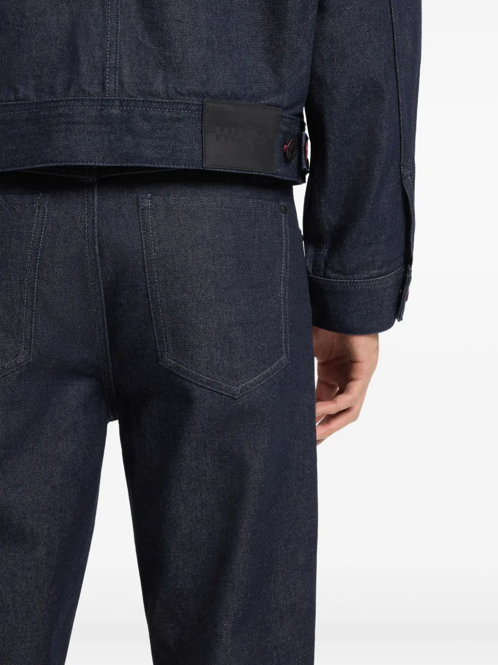 HUGO Jeans met logopatch Blauw