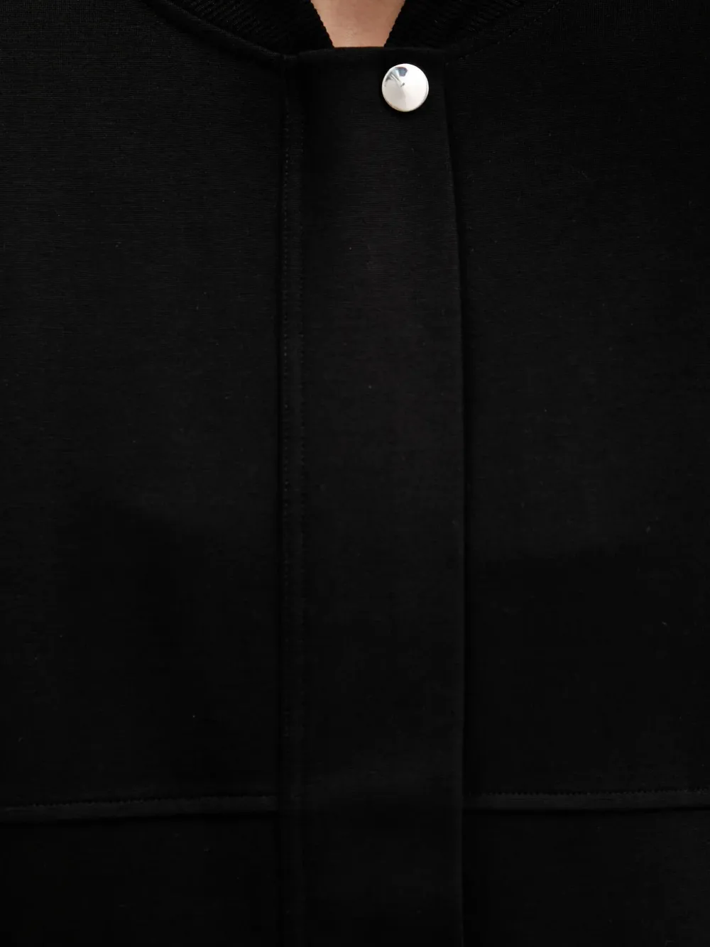 Hugo Boss Panelled Bomber Jacket In Black