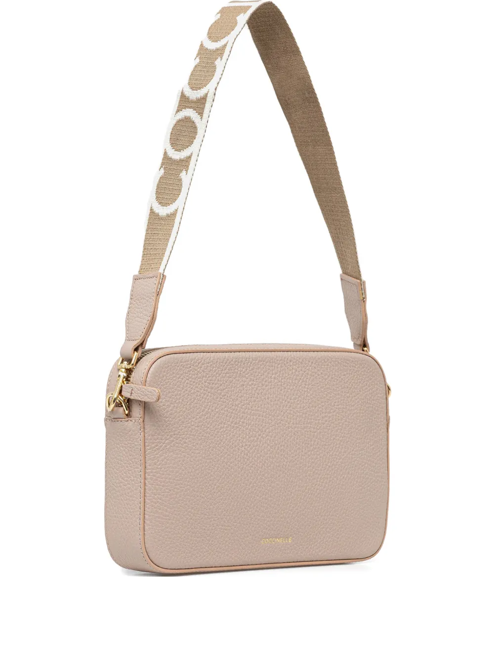 Coccinelle Tebe detachable strap satchel - Toni neutri