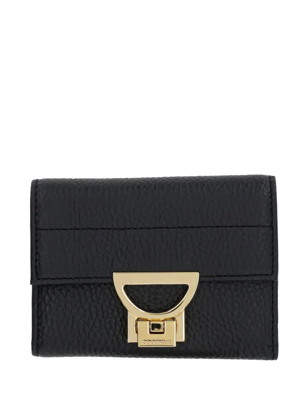 Coccinelle logo plaque wallet - Nero