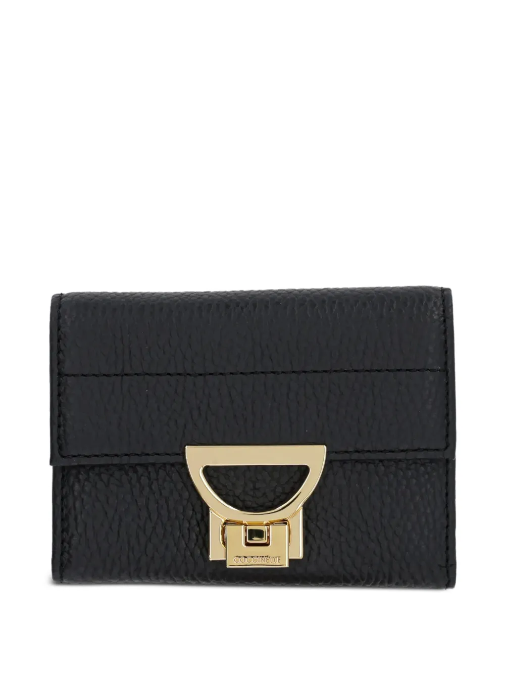 Coccinelle logo plaque wallet - Nero
