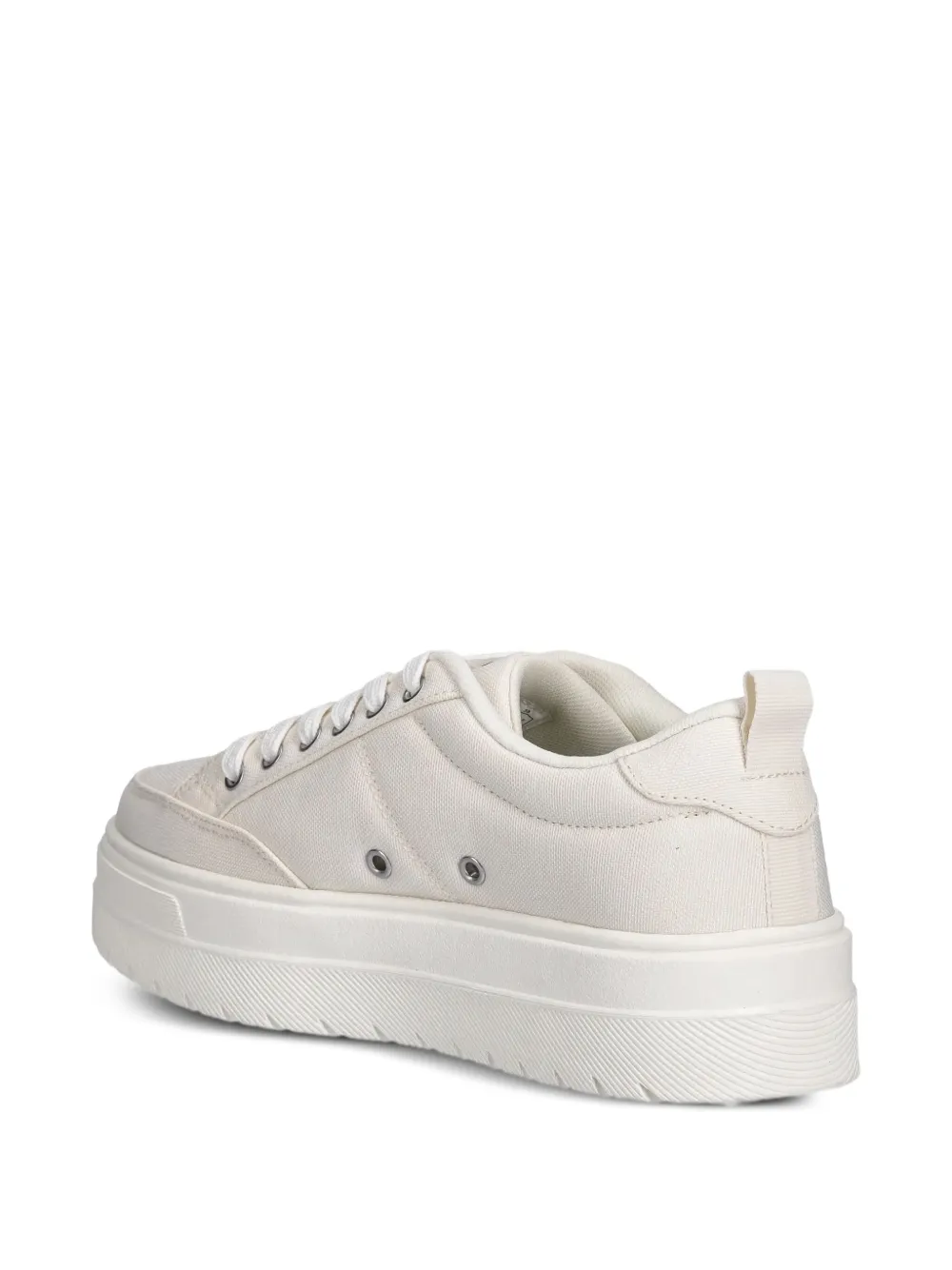 Hugo Boss Logo-embellished Platform Sneakers In Neutral