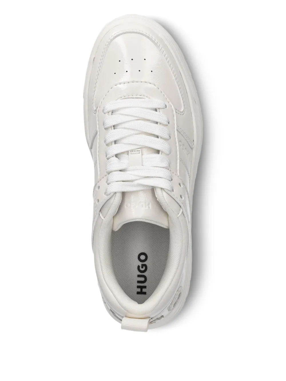 HUGO logo-patch sneakers White