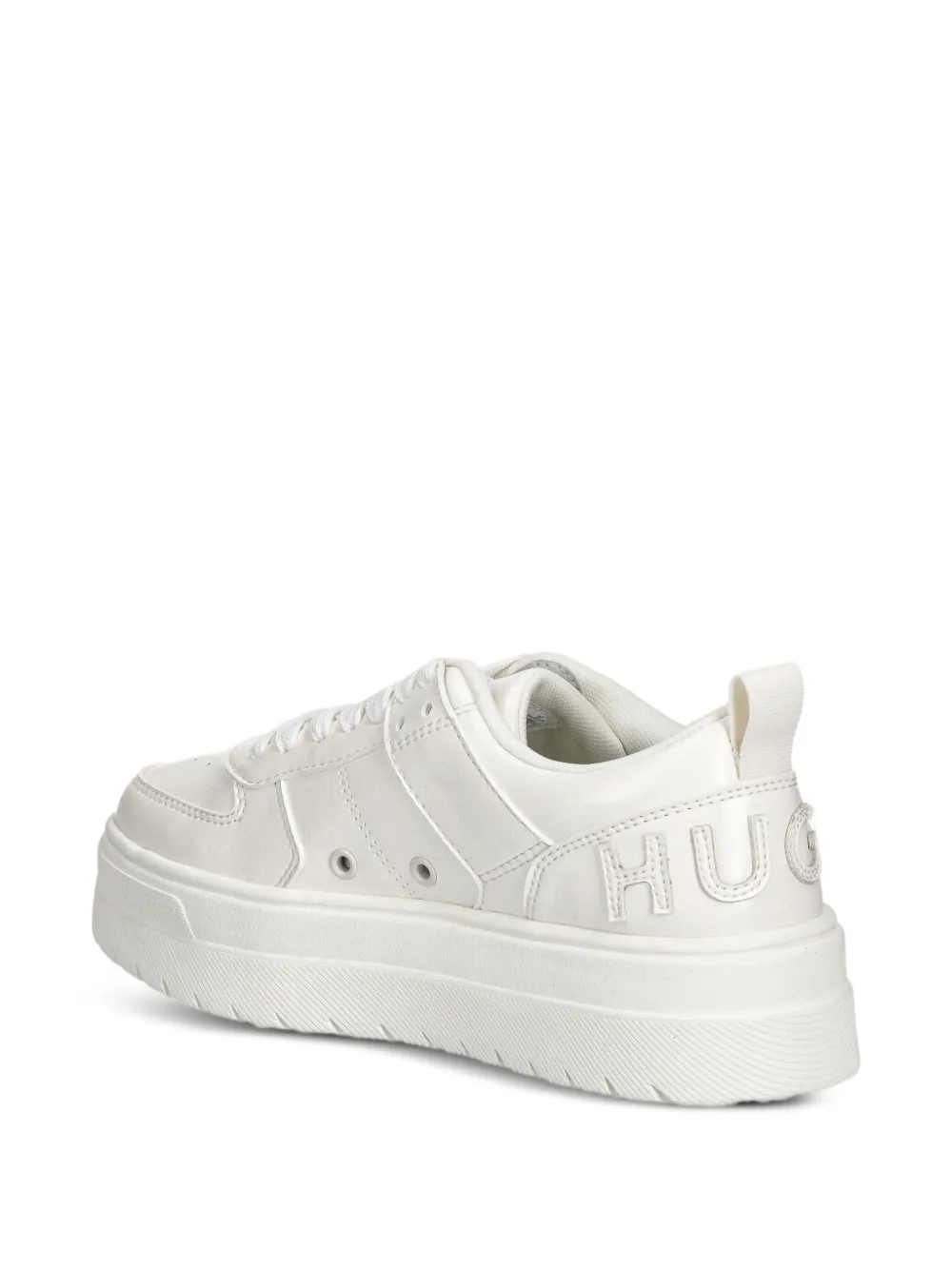 HUGO logo-patch sneakers White