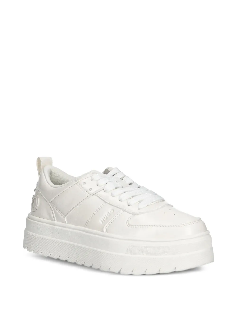 HUGO logo-patch sneakers White