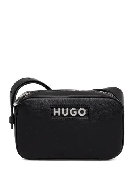 HUGO logo-plaque mini crossbody bag