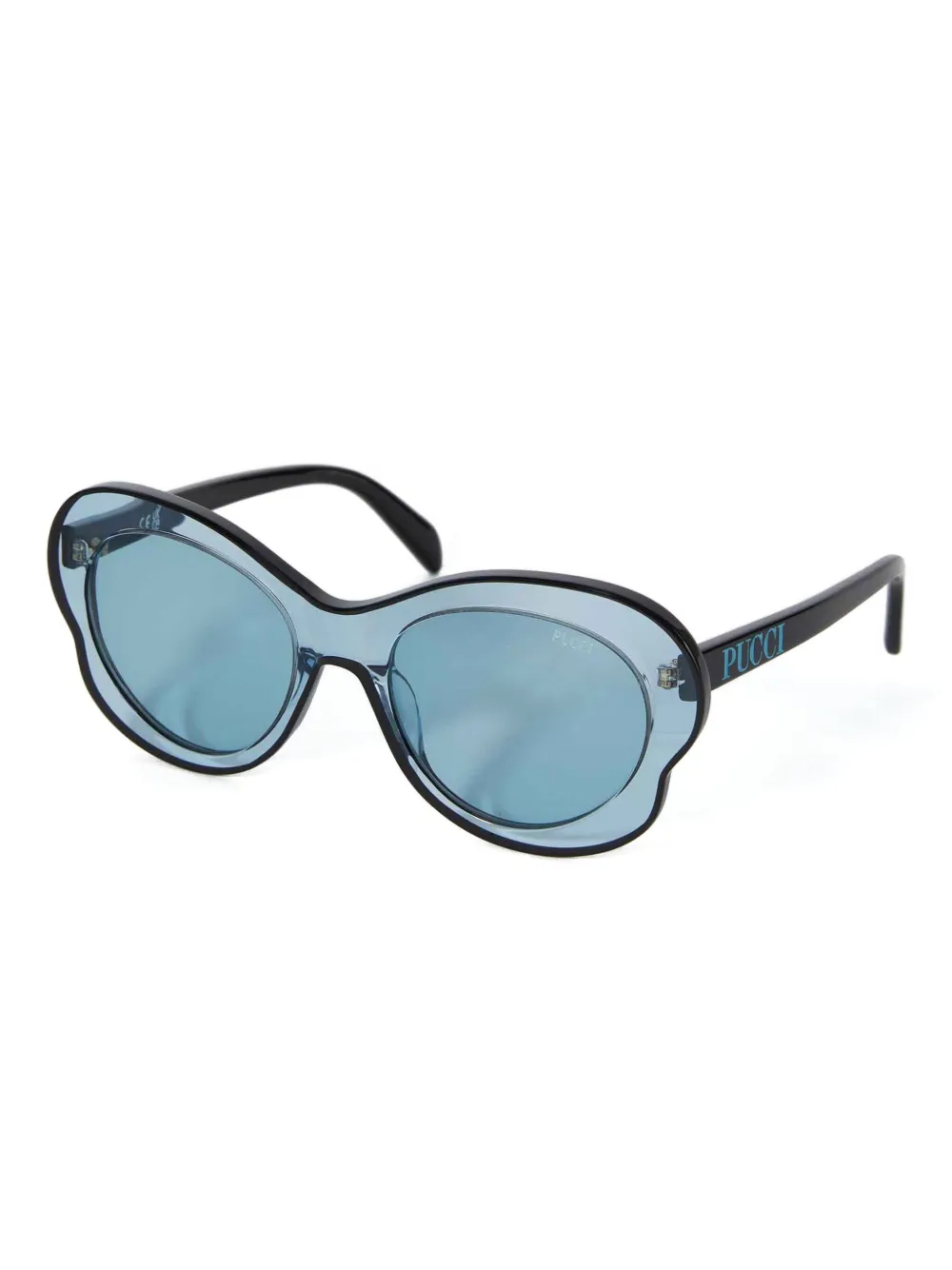 PUCCI butterfly-frame sunglasses - Blauw