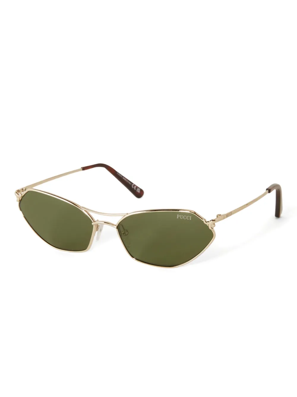 PUCCI geometric sunglasses - Goud