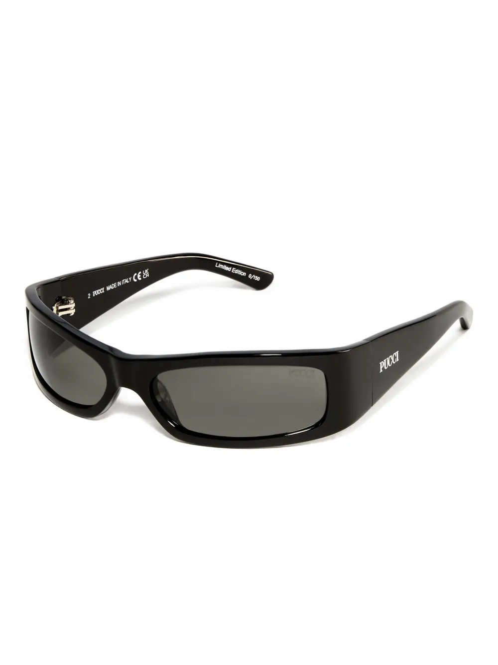 PUCCI rectangular-frame sunglasses - Zwart