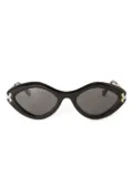 PUCCI geometric-frame sunglasses - Black