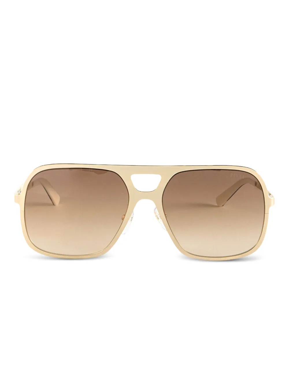 PUCCI Zonnebril met piloten montuur Beige