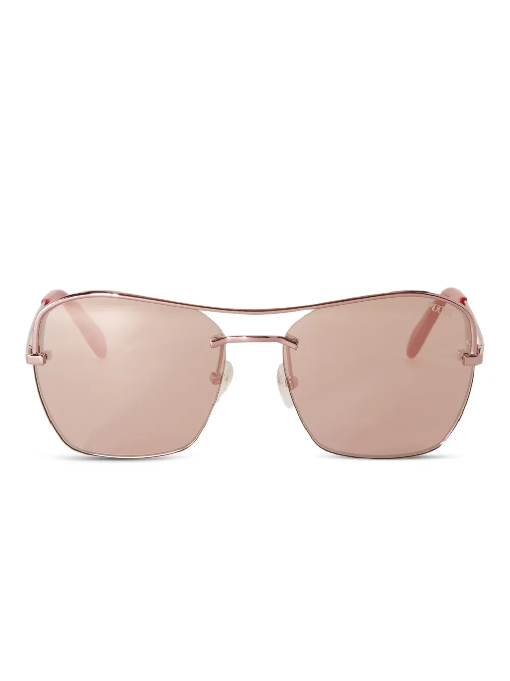 PUCCI Zonnebril met vierkant montuur Roze