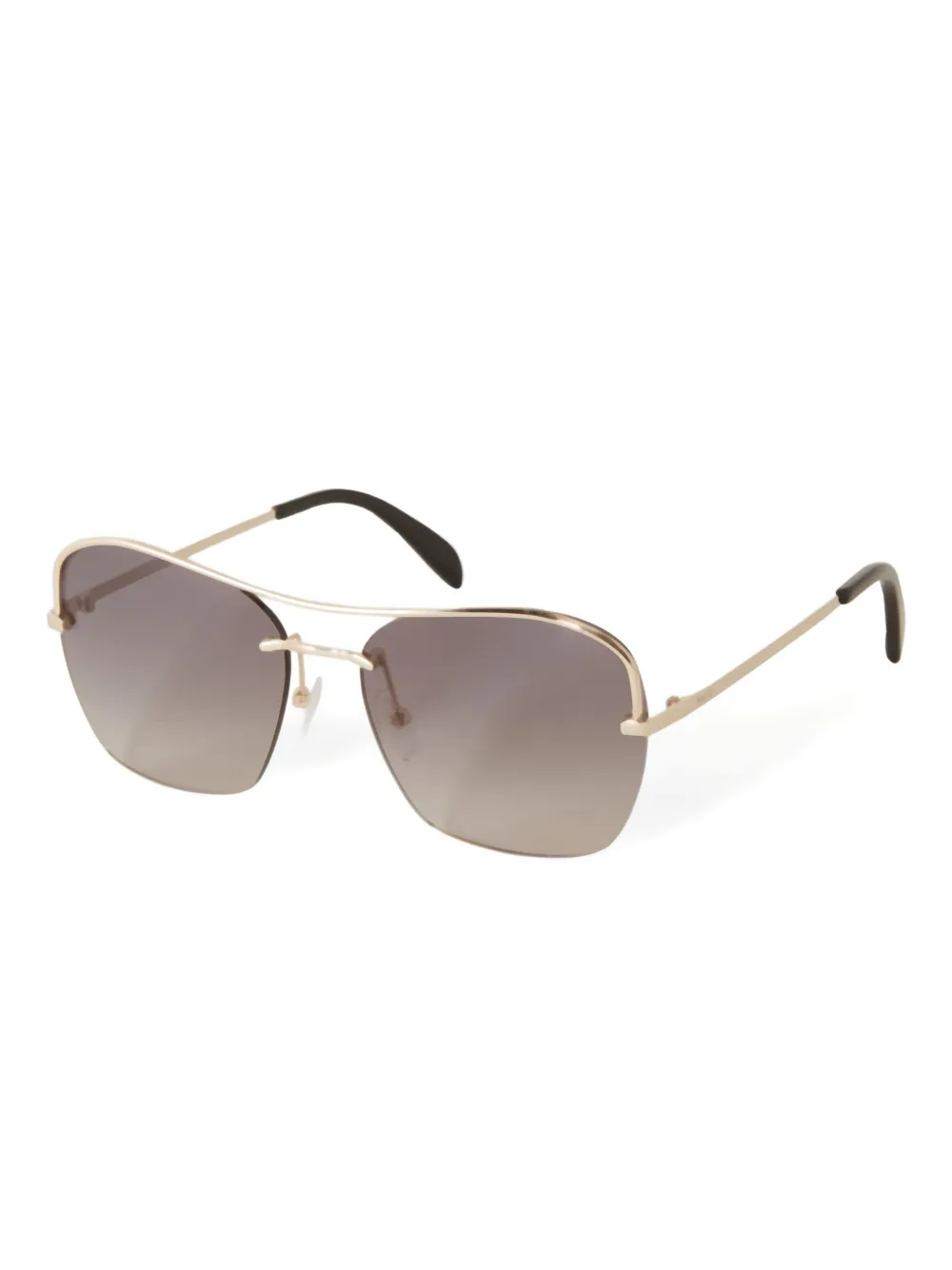 PUCCI semi-rimless sunglasses - Goud