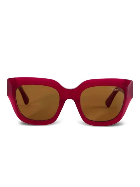 PUCCI square logo-print sunglasses