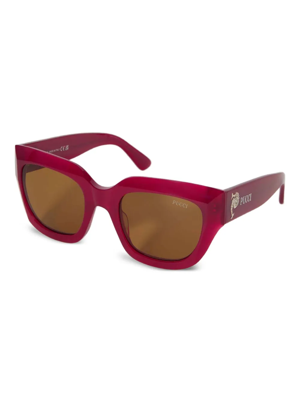 PUCCI square logo-print sunglasses | Men | Image 2
