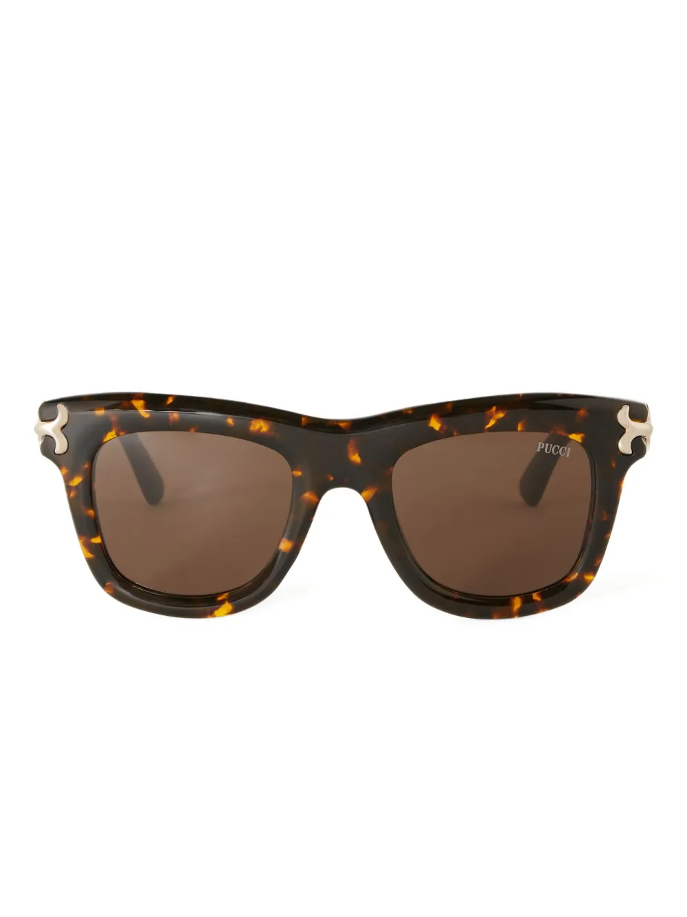 Pucci Square-frame Sunglasses In Brown