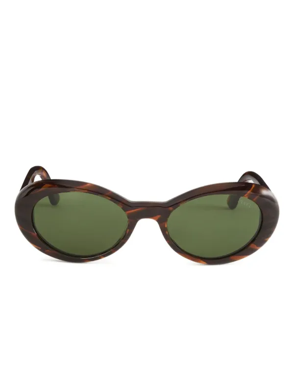 Pucci Oval-frame Sunglasses in Brown