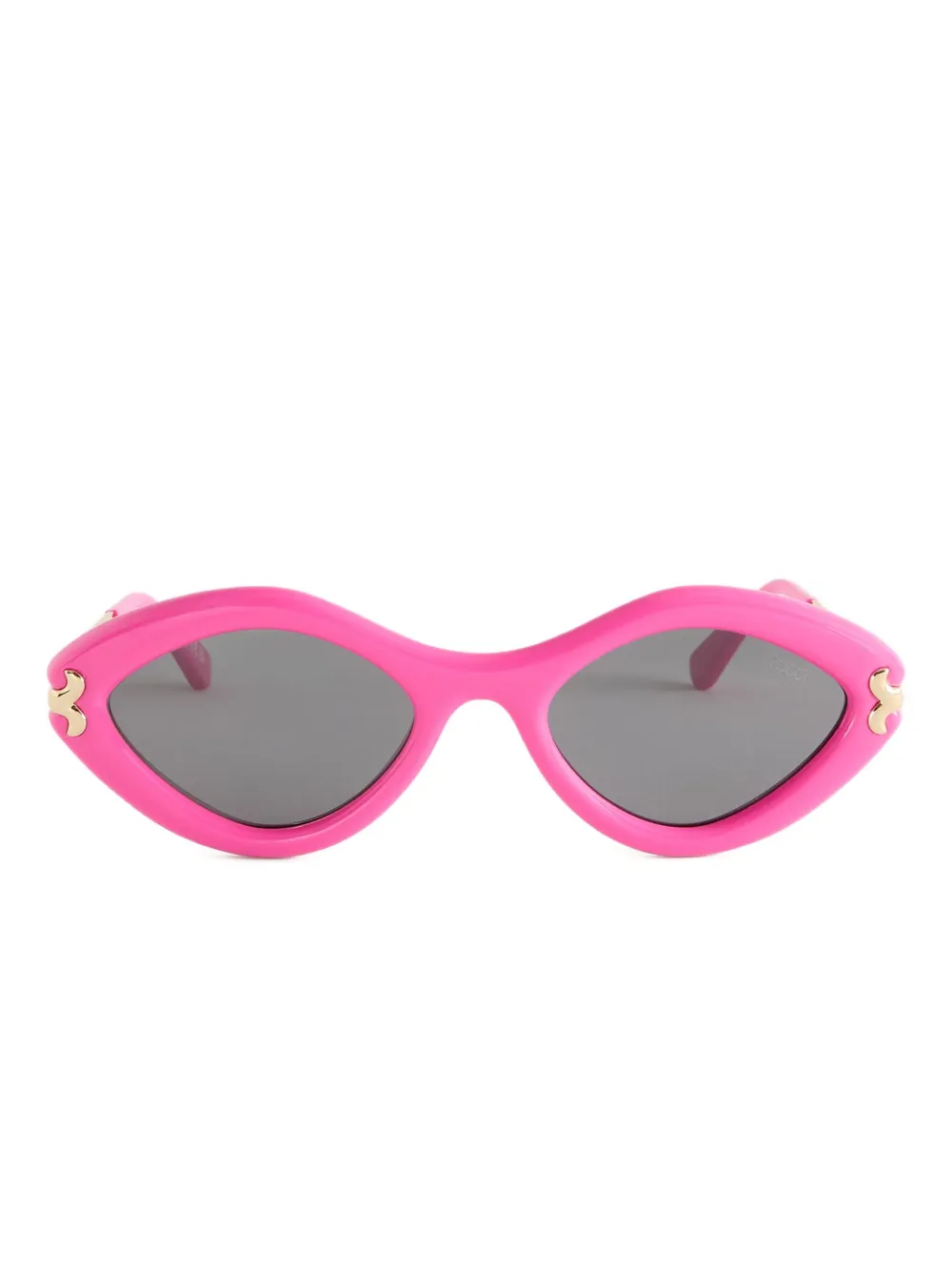 PUCCI Zonnebril met geometrisch montuur Roze
