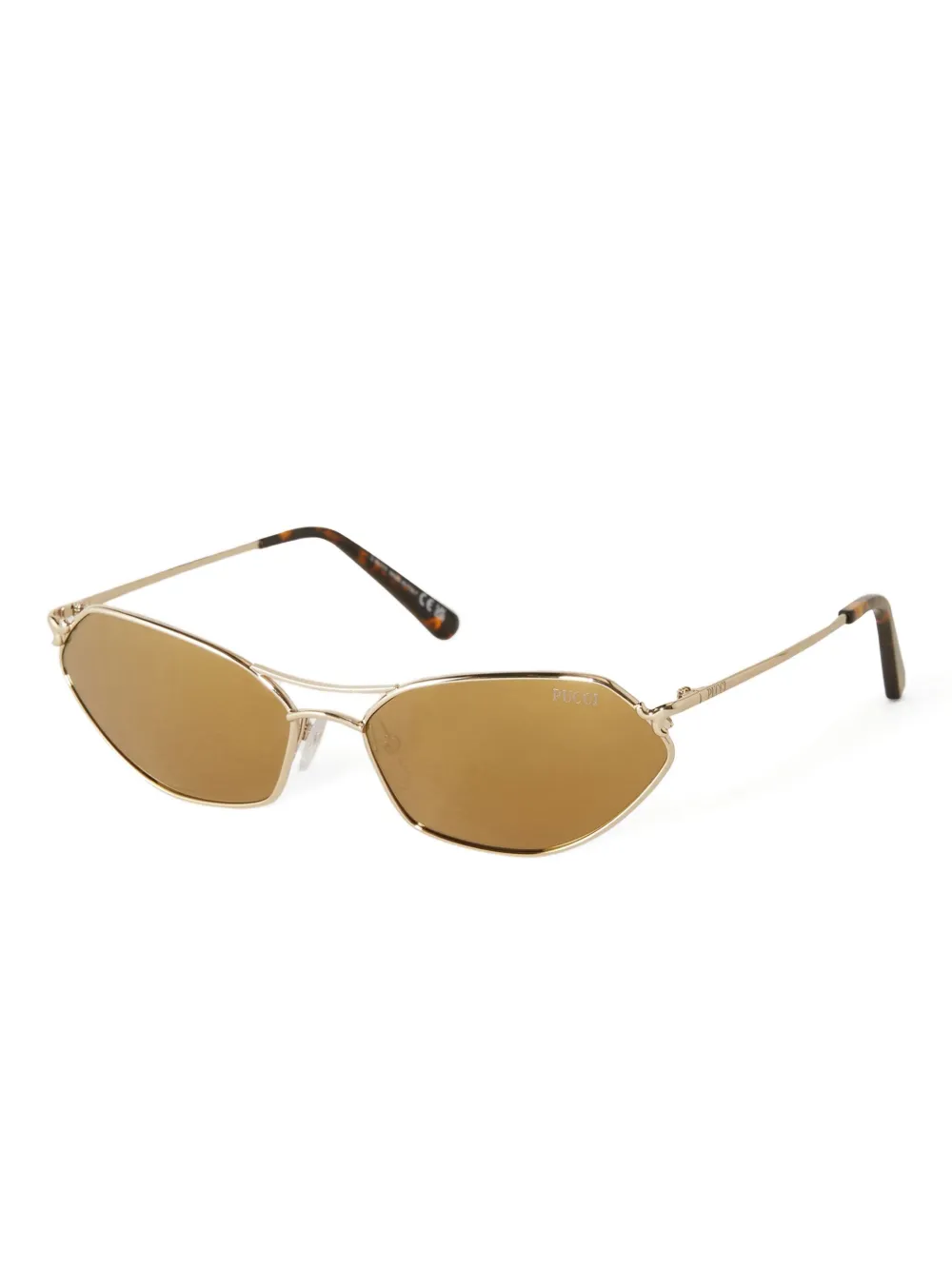 PUCCI cat eye-frame sunglasses - Goud