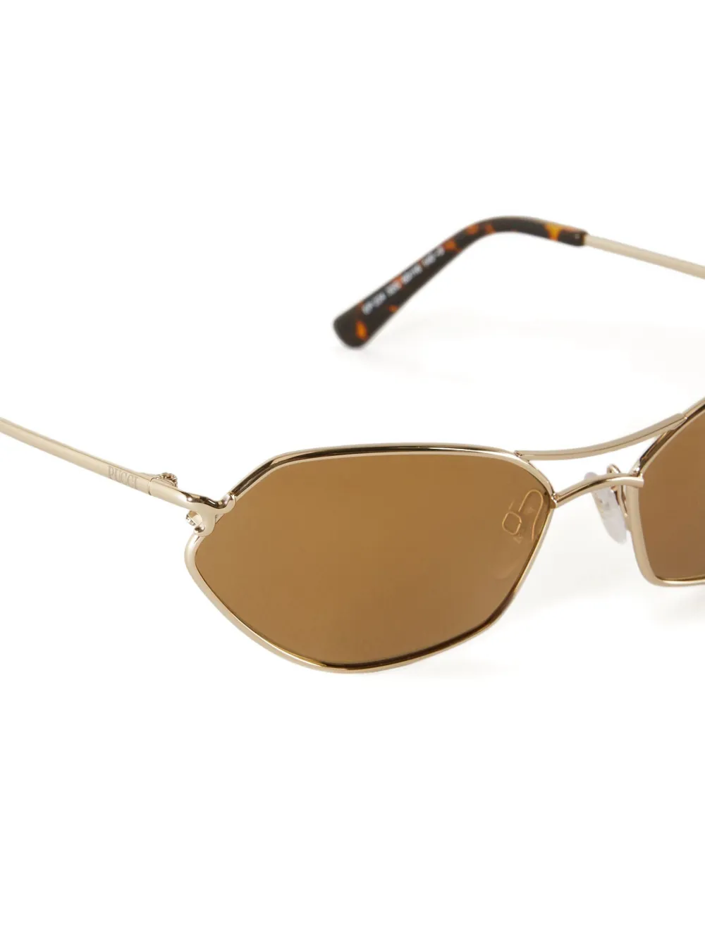 PUCCI Zonnebril met cat-eye montuur Goud