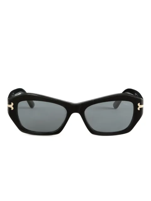 PUCCI geometric gold-detail sunglasses
