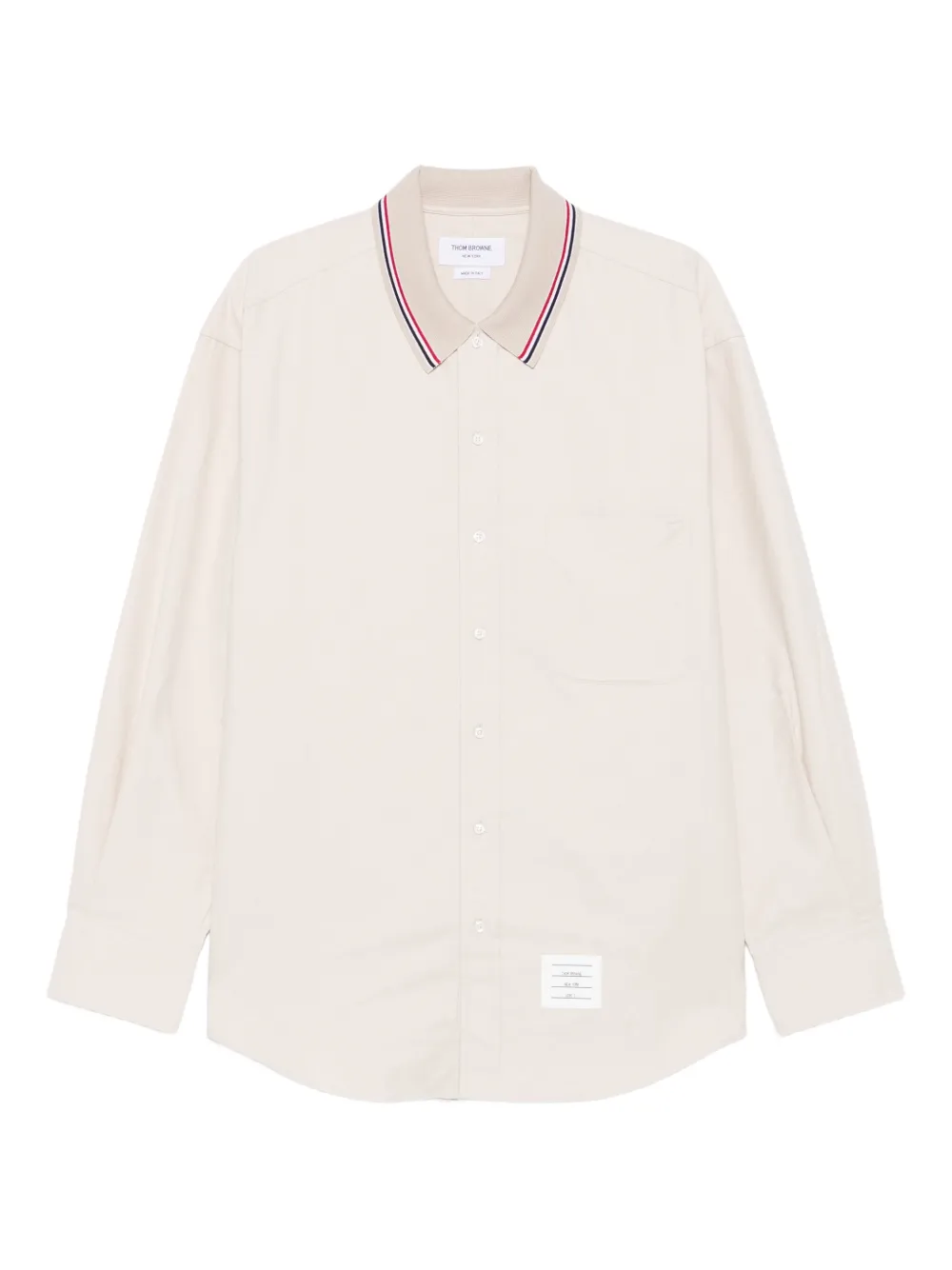 Thom Browne cotton shirt | Neutrals | Image 1
