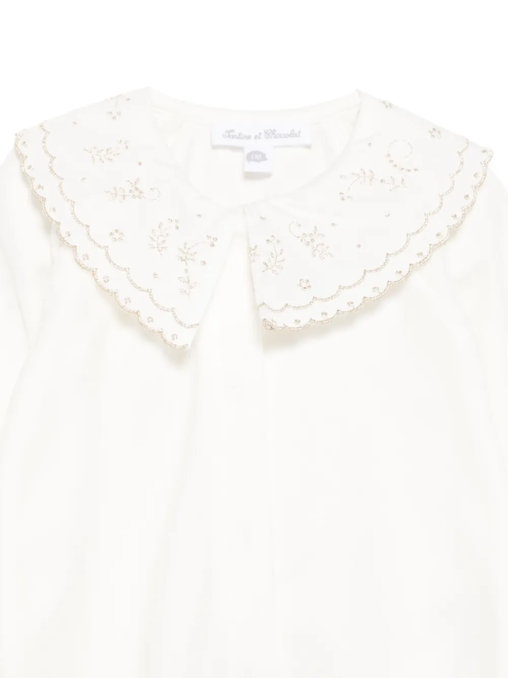 Tartine Et Chocolat Pyjama met borduurwerk Wit