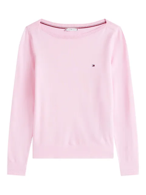 Tommy Hilfiger boat-neck cotton sweater