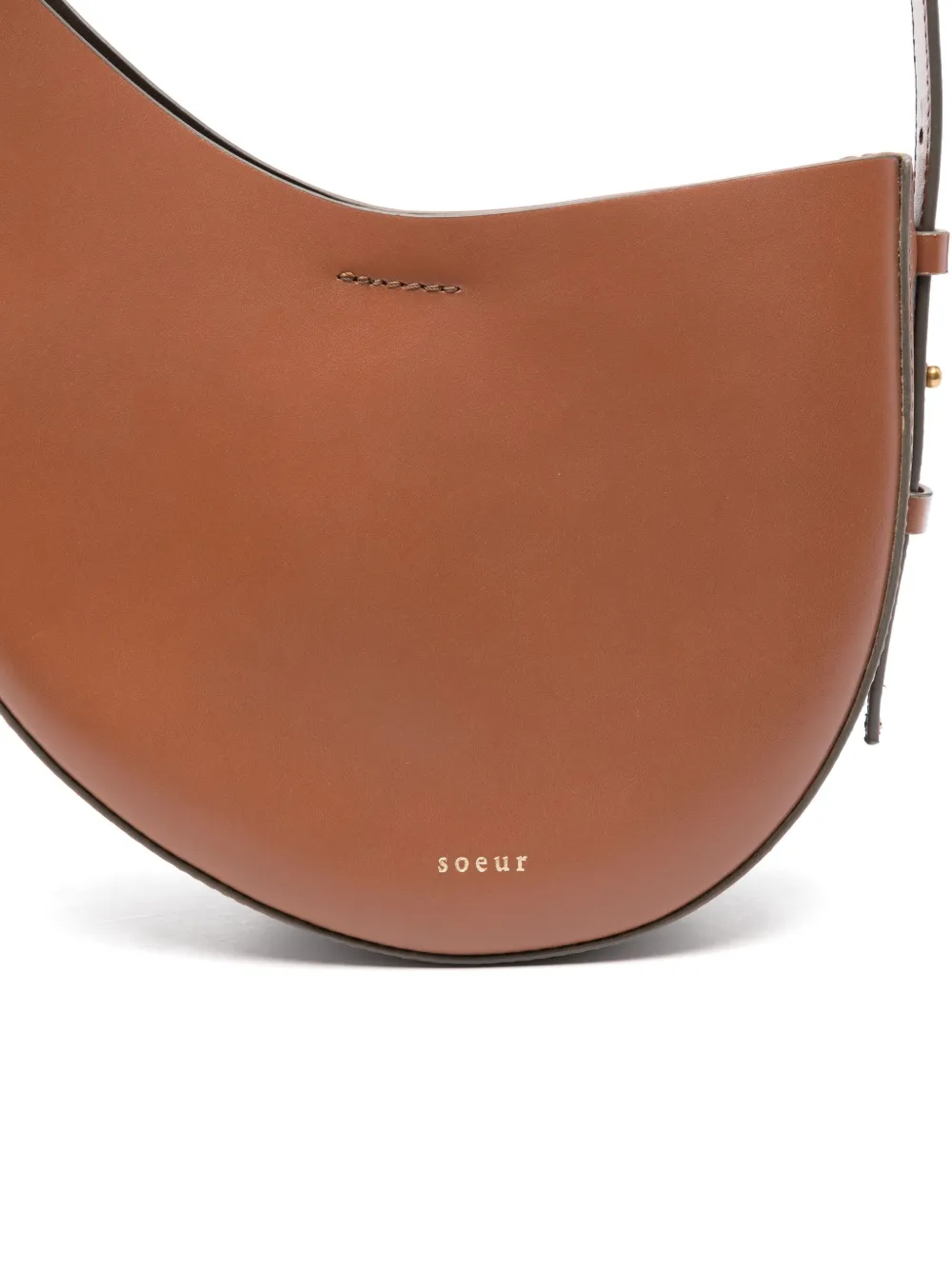  Soeur Small Wino Leather Shoulder Bag - Brown 