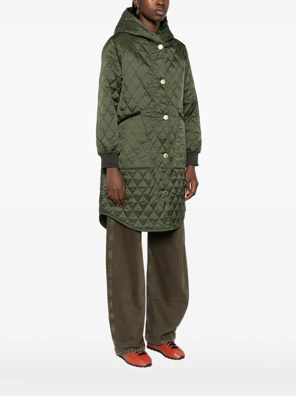 Barbour Jack met capuchon Groen