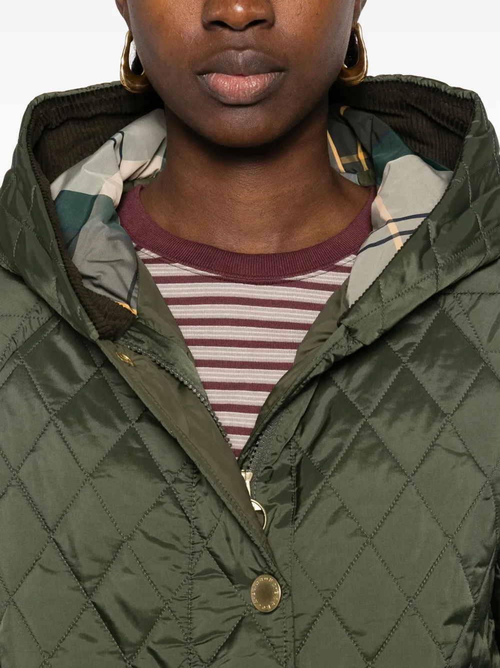 Barbour Jack met capuchon Groen
