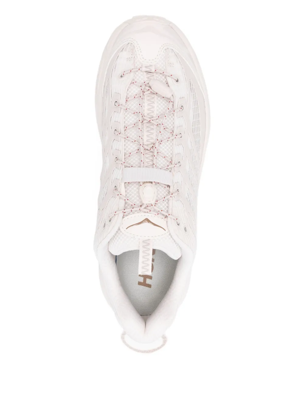 Hoka Lace-up Mesh Sneakers In Neutral
