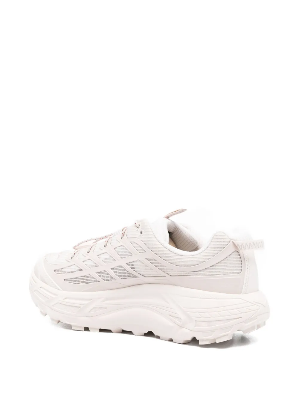 Hoka Lace-up Mesh Sneakers In Neutral