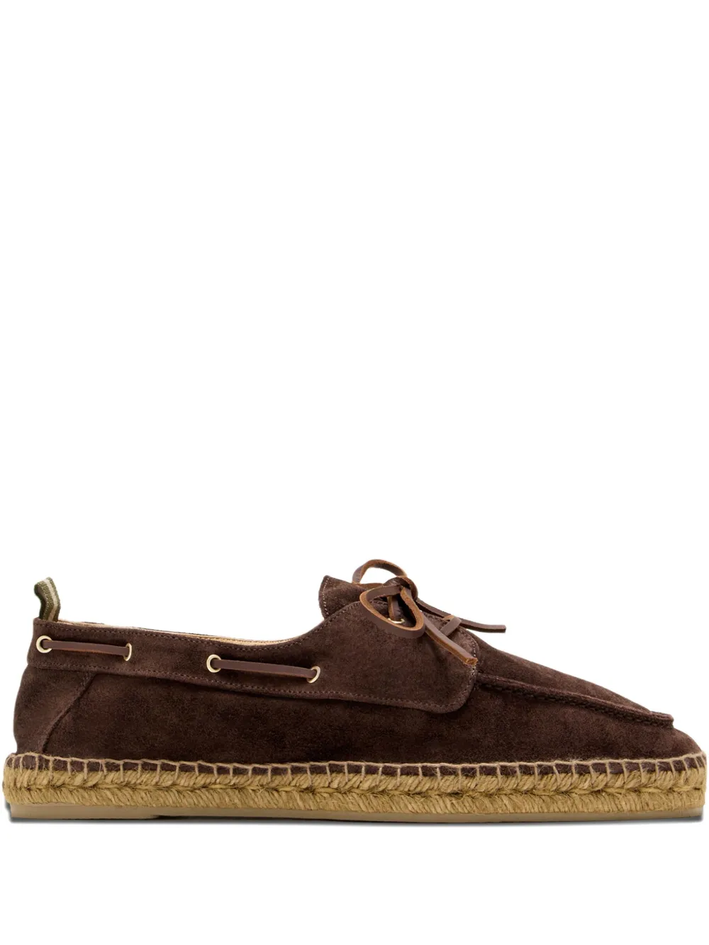 Castañer suede lace-up espadrilles Brown