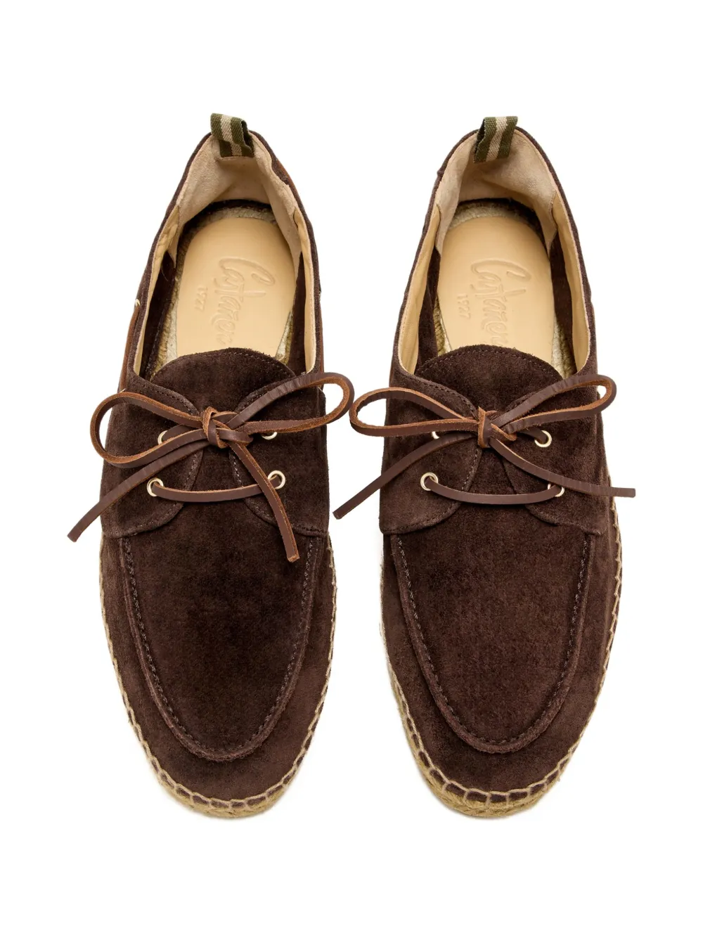 Castañer suede lace-up espadrilles - Bruin