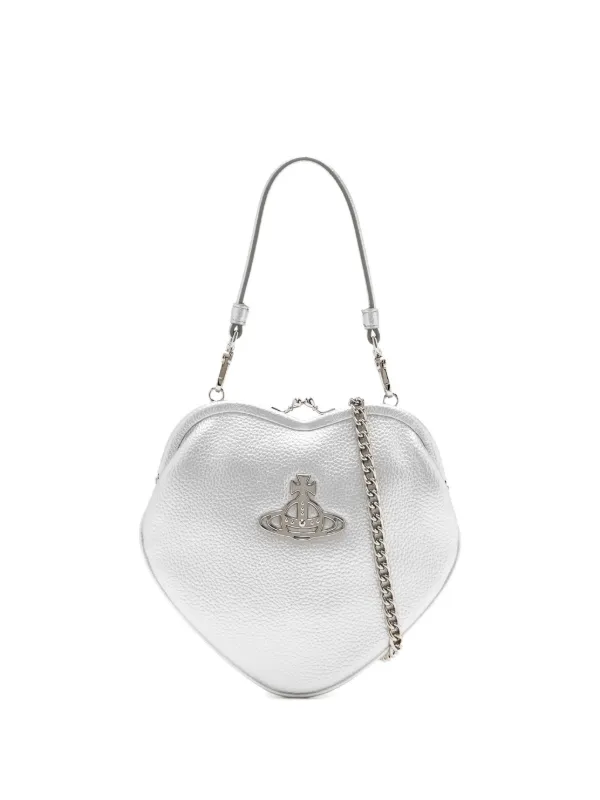 vivienne westwood＊アーカイブオーブハートバッグ archive ヴィヴィアンウエストウッド ルイーズ ハート シルバー