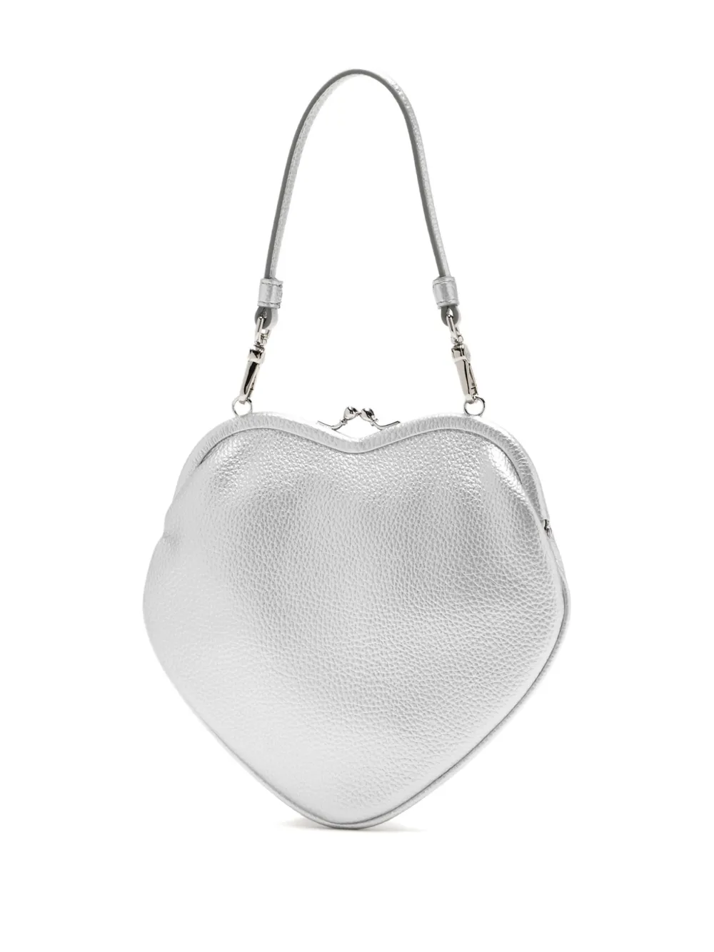 Vivienne Westwood heart-shaped orb shoulder bag Metallic