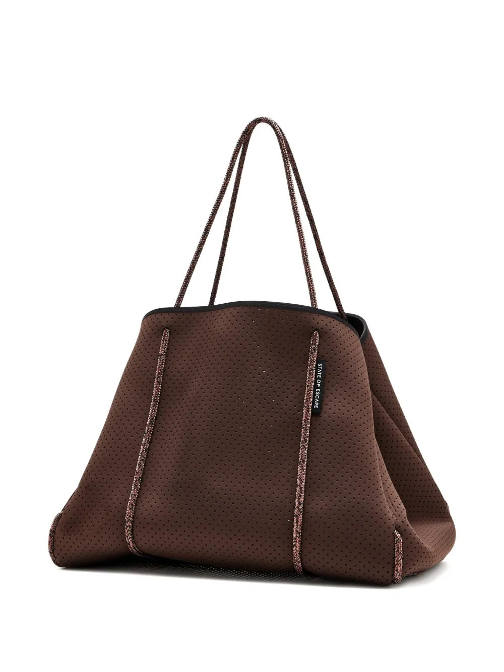 STATE OF ESCAPE Escape perforated tote bag - Bruin