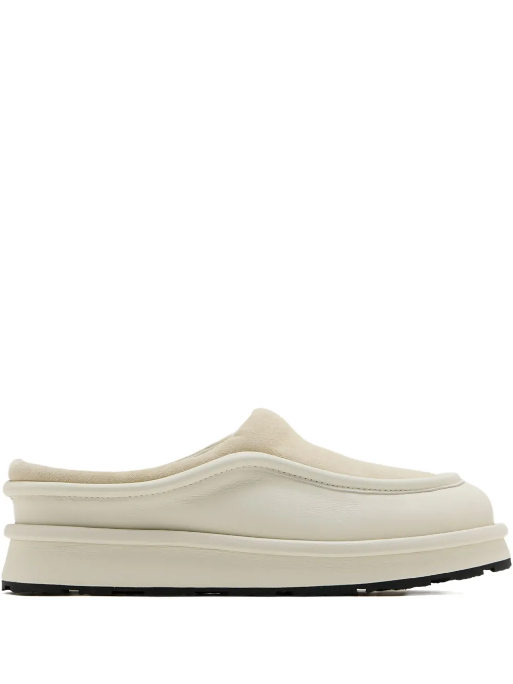 Axel Arigato slip-on suede-leather mules White