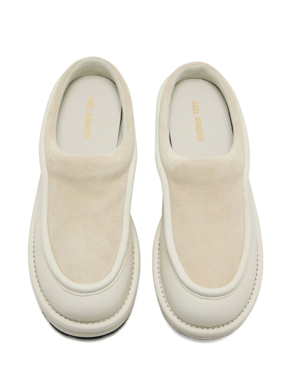 Axel Arigato Slip-on Suede-leather Mules In White
