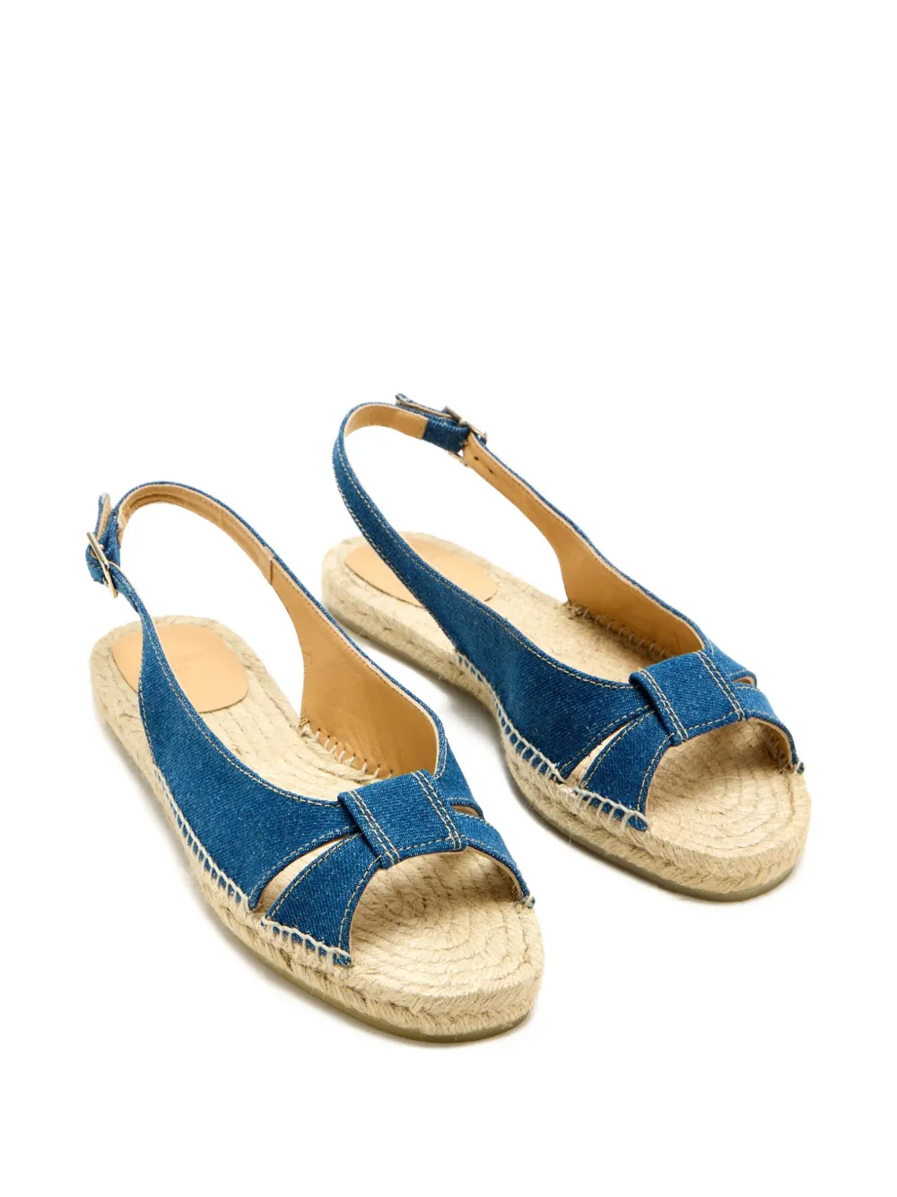 Castañer slingback denim flat espadrilles | Flat Espadrilles | Image 2
