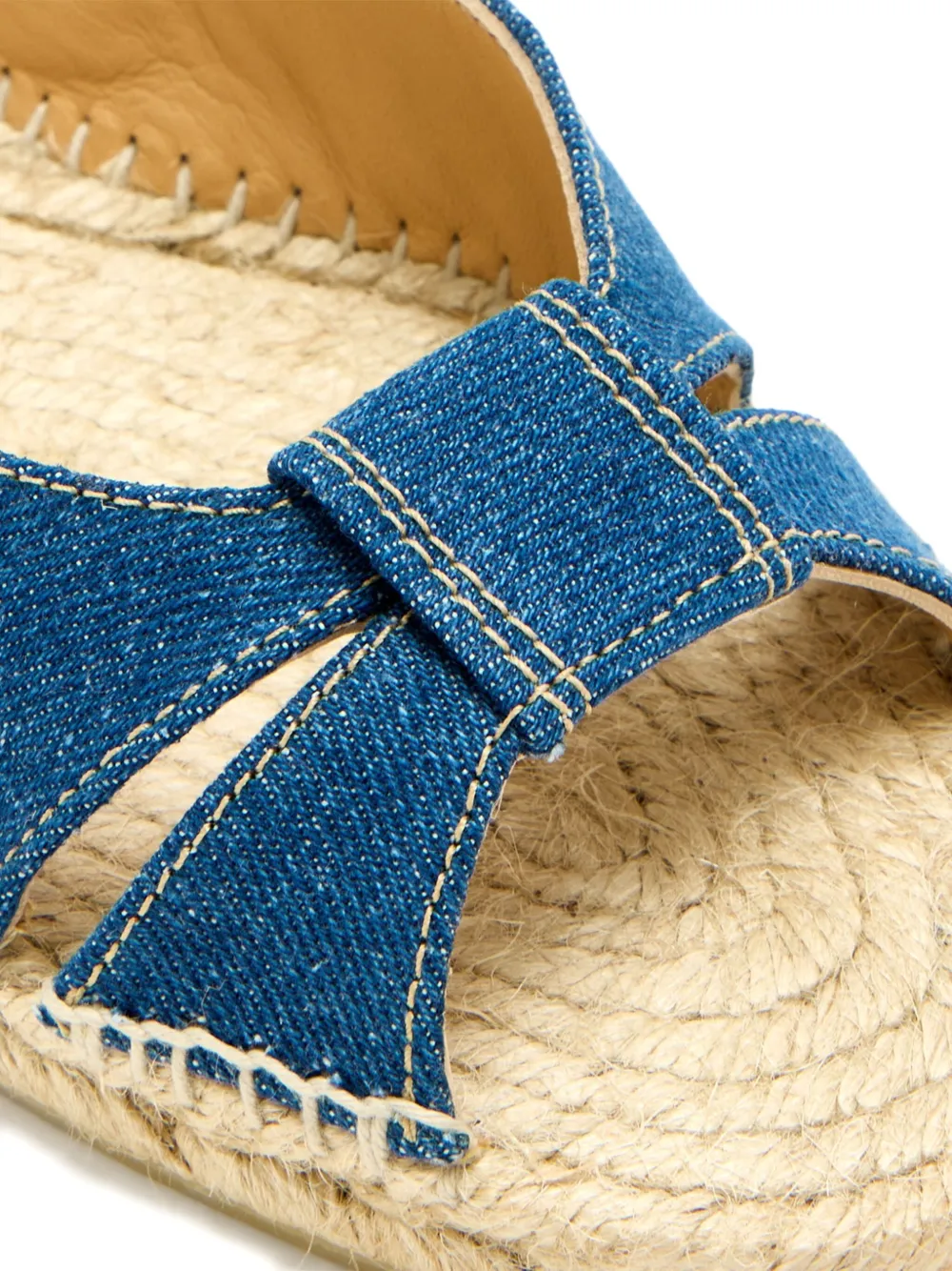 Castañer Slingback denim espadrilles Blauw