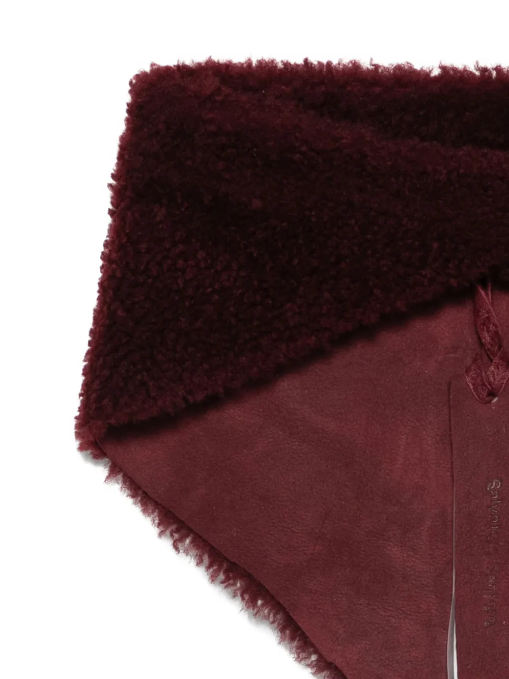 Salvatore Santoro Sjaal met afwerking Rood