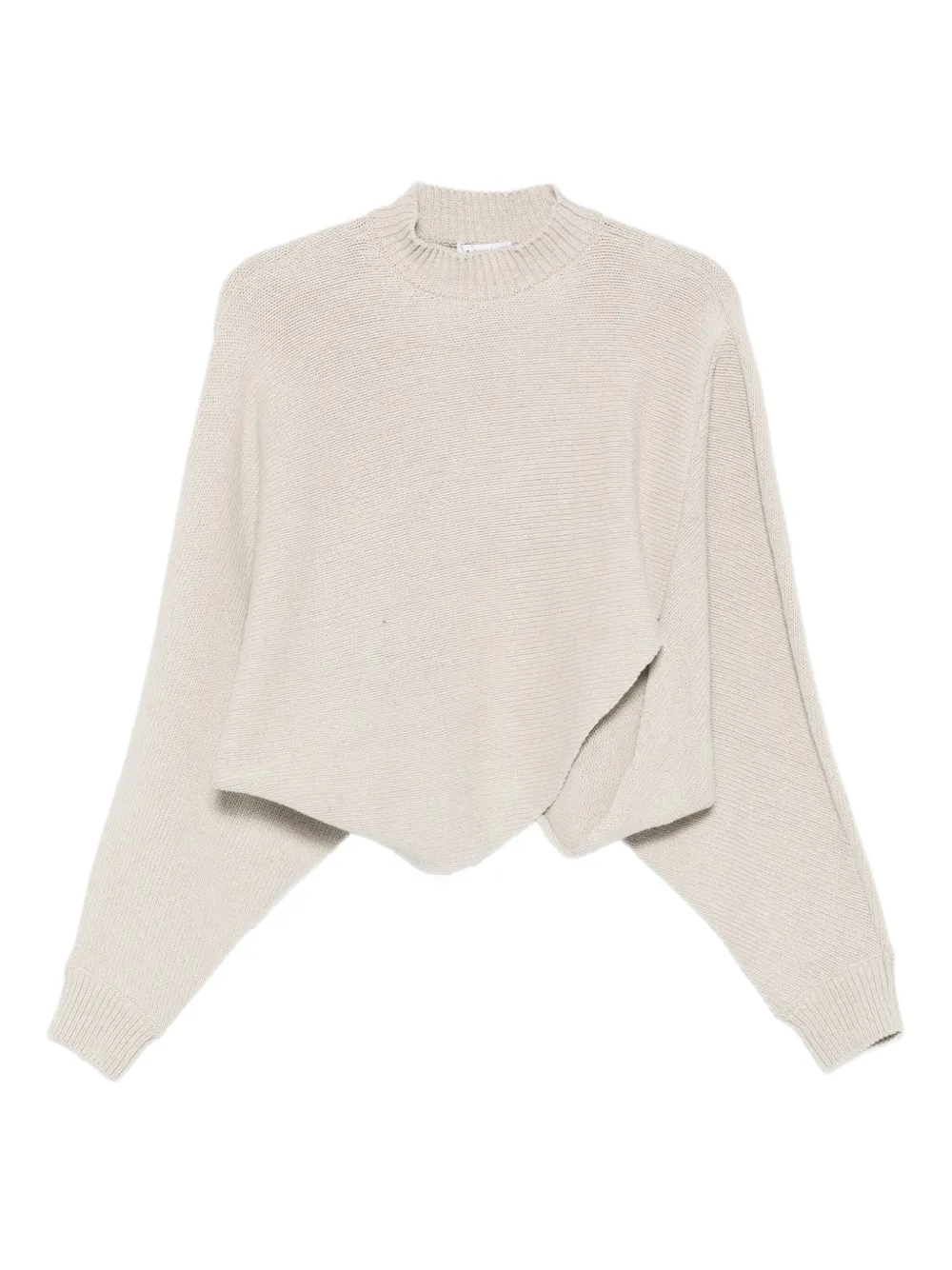 Alaïa asymmetric sweater | Neutrals | Image 1