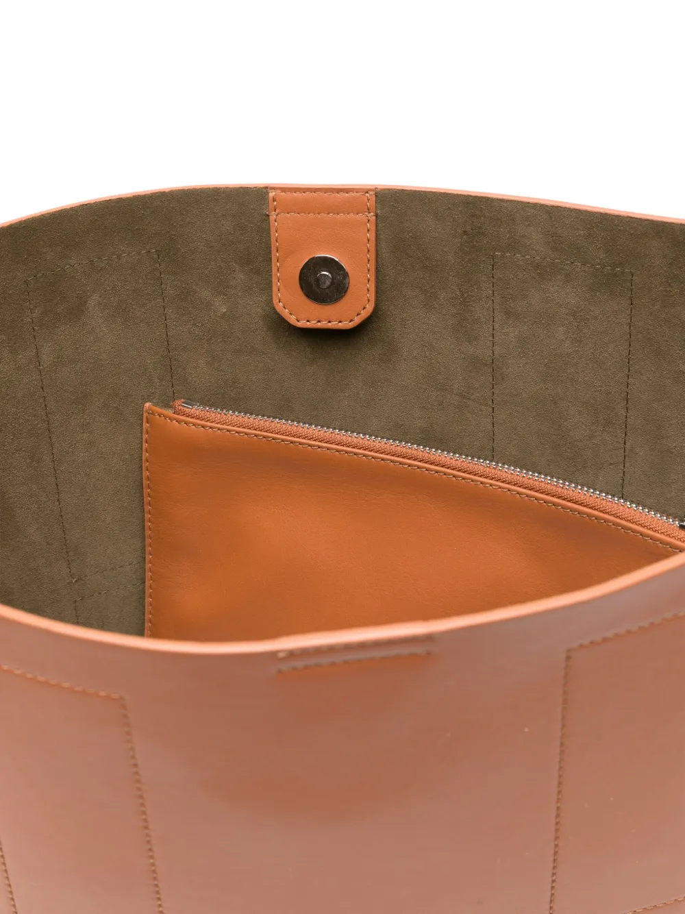 Hogan Leren schoudertas S003 BROWN
