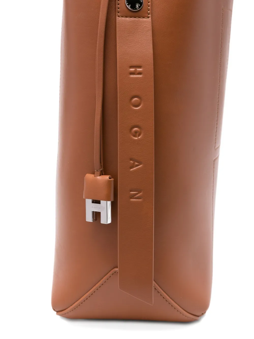Hogan Leren schoudertas S003 BROWN