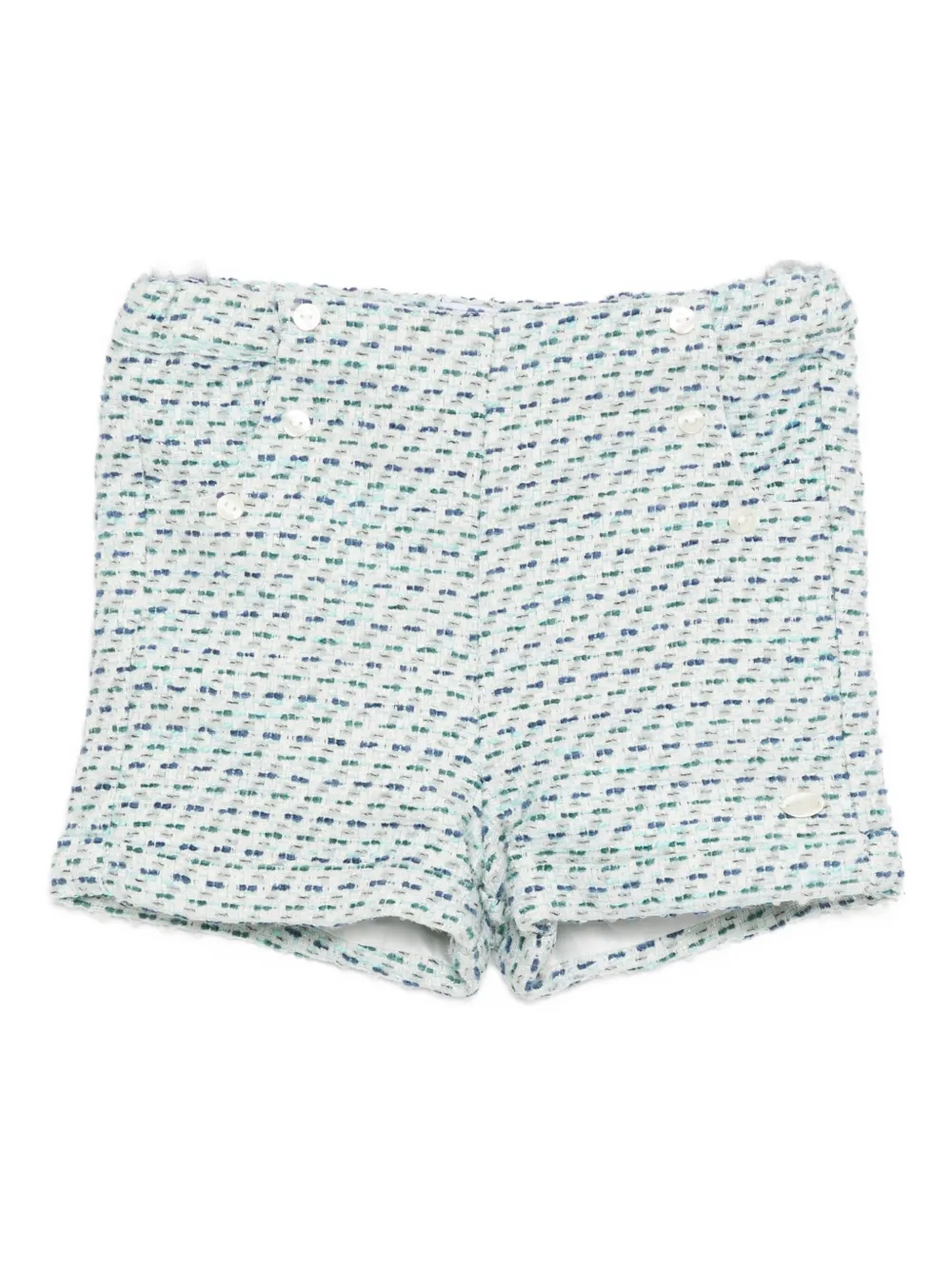 Tartine Et Chocolat Logo-patched Shorts In Blue