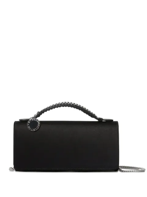 Stella McCartney Falabella braided-handle clutch bag